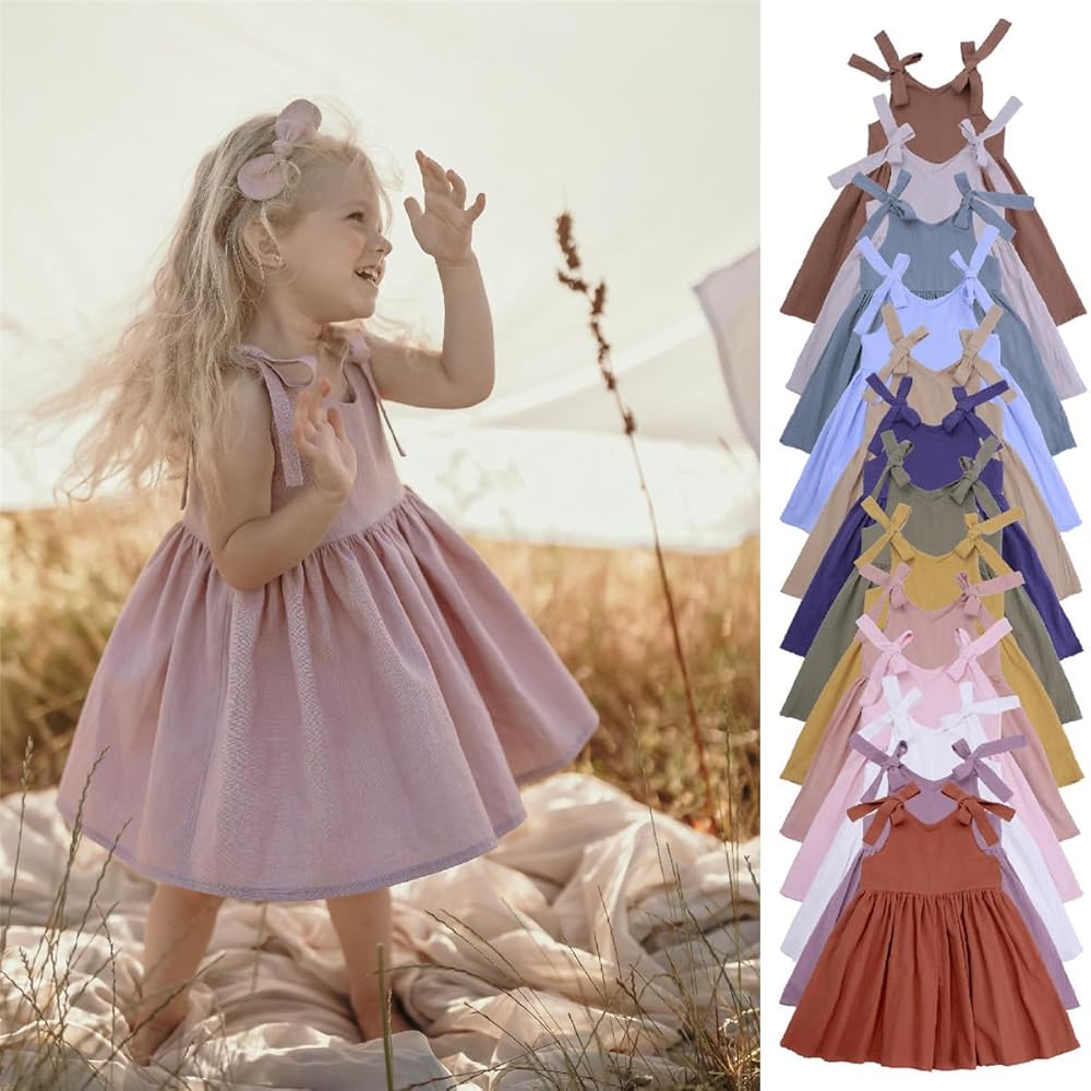 Cute Baby Girl Suspender Dress
