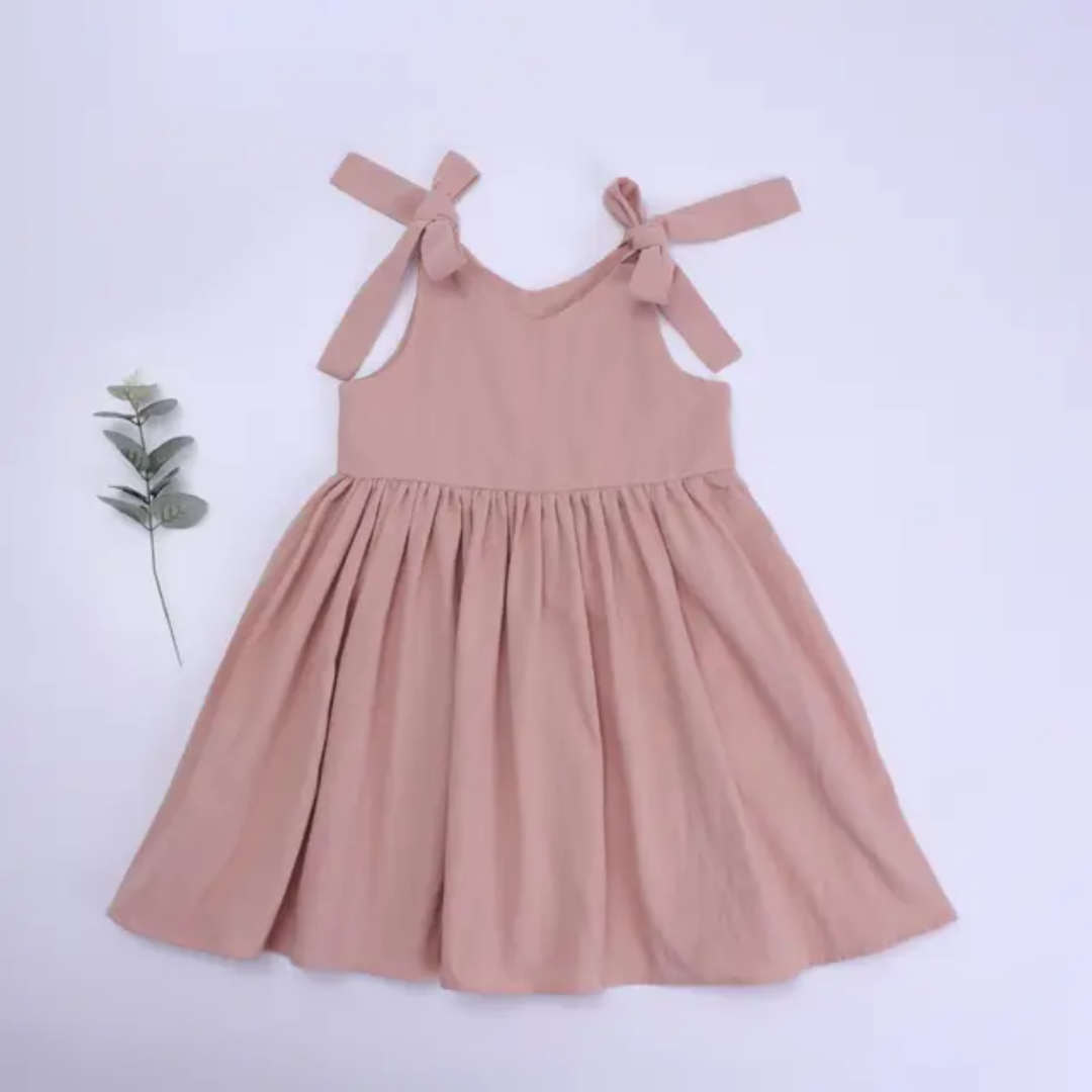 Cute Baby Girl Suspender Dress